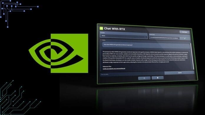 Nvidia's ai chatbot RTX